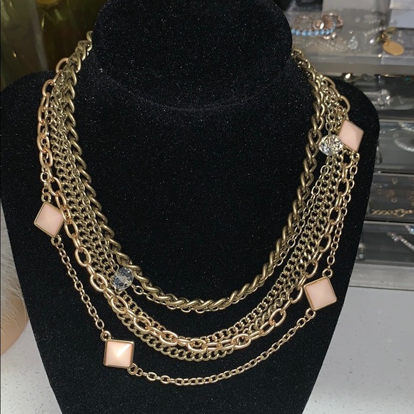 GUESS MULIT CHAIN NECKLACE - Picture 1 of 2